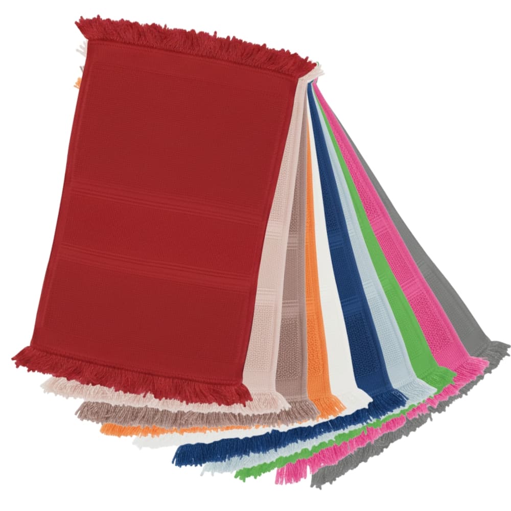 Kit 20 Toalhas de Mão e Boca Social 100% Algodão para Bordar - 20x30cm Alta Absorção, Toque Macio
