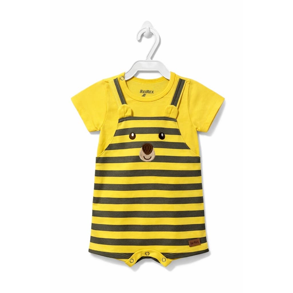 Conjunto Jardineira Roupas de Bebê Menino Manga curta Masculino Verão Infantil