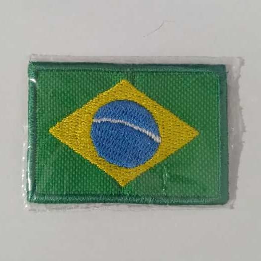 Patches bordados com temocolante de 4cm por 5,5cm bandeiras