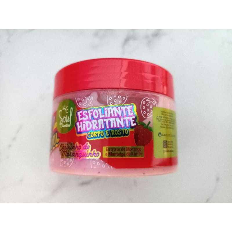 Esfoliante facial e corporal - Moranguinho - Babasoul