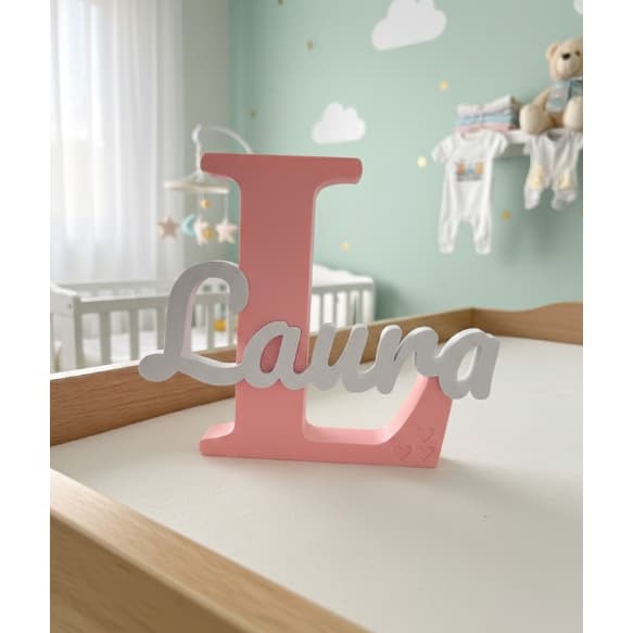 Nome Personalizado Decorativo em Impressão 3D / Placa Decorativa /Nome Personalizado Lembrancinha