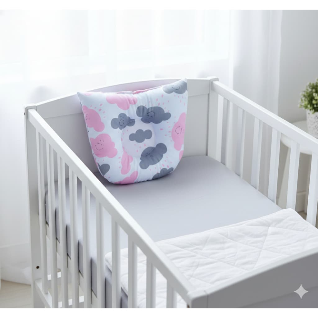 Travesseiro Para Bebê Anatômico Confortável Travesseiro Clean -Bebê Conforto -Ninho redutor