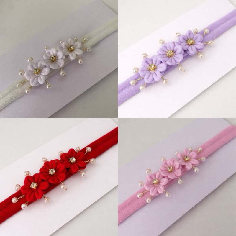 Faixa de Cabelo Bebê BATIZADO/Tiara Menina Luxo/Faixinha de bebê Laço BRANCO