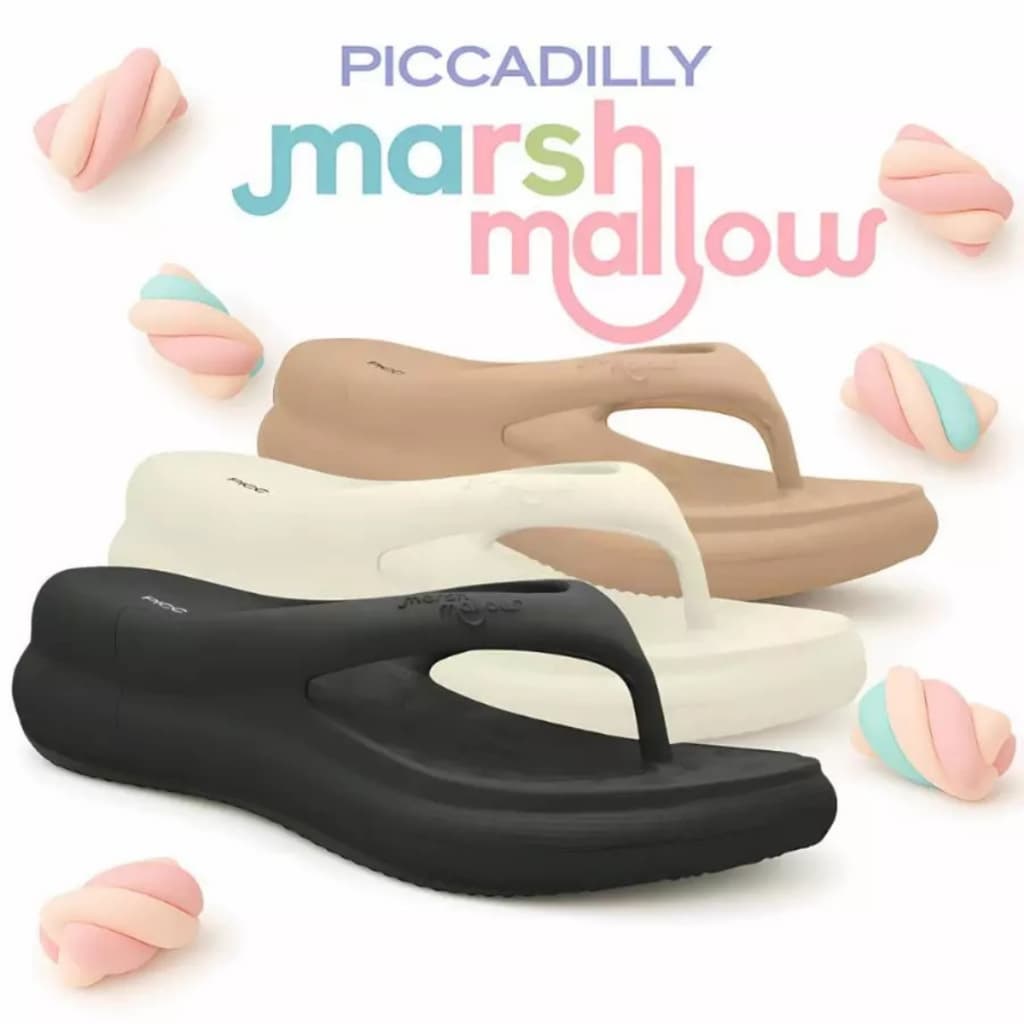 Chinelo Marshmallow Nuvem | Lançamento! Leve Conforto Ortopédico Produto Original Piccadilly 224003