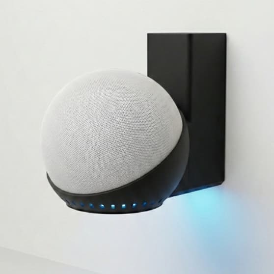 Suporte Para Alexa Echo Dot 4ª 5ª Geração Amazon De Tomada Parede Stand Decorativo