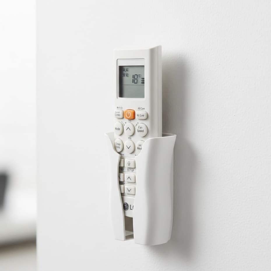 Suporte Parede Porta Controle Ar Condicionado Tv Universal Branco
