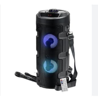 Caixa De Som Amplificada Led Microfone Bluetooth