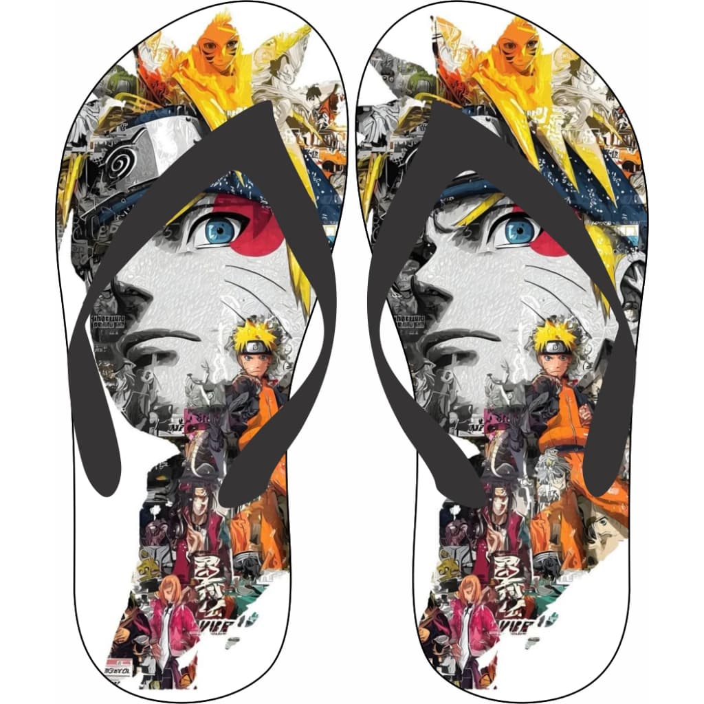 chinelo personalizado Naruto.