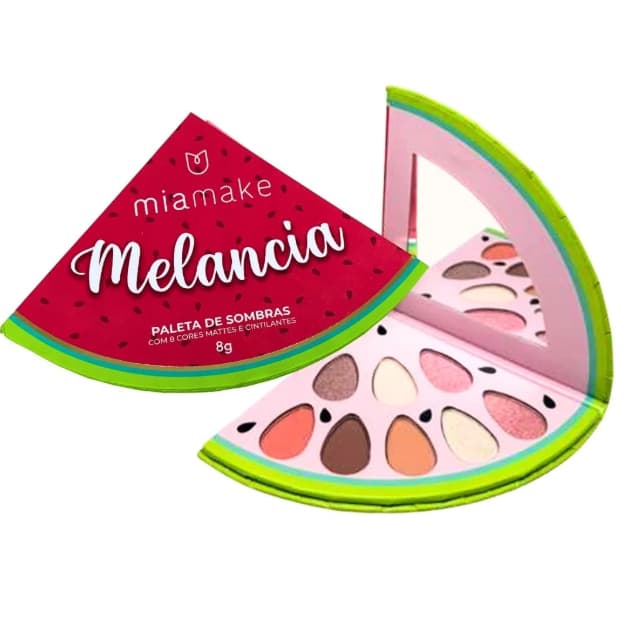 Paleta De Sombras Com 8 Cores Mattes E Cintilantes Miamake