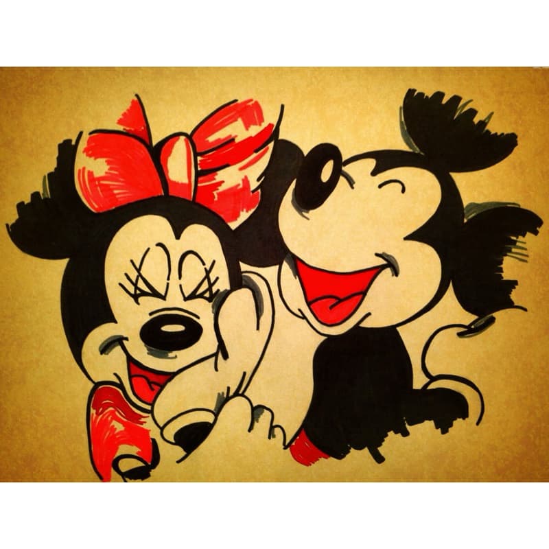 Mouse Pad Mickey e Minnie 15x20