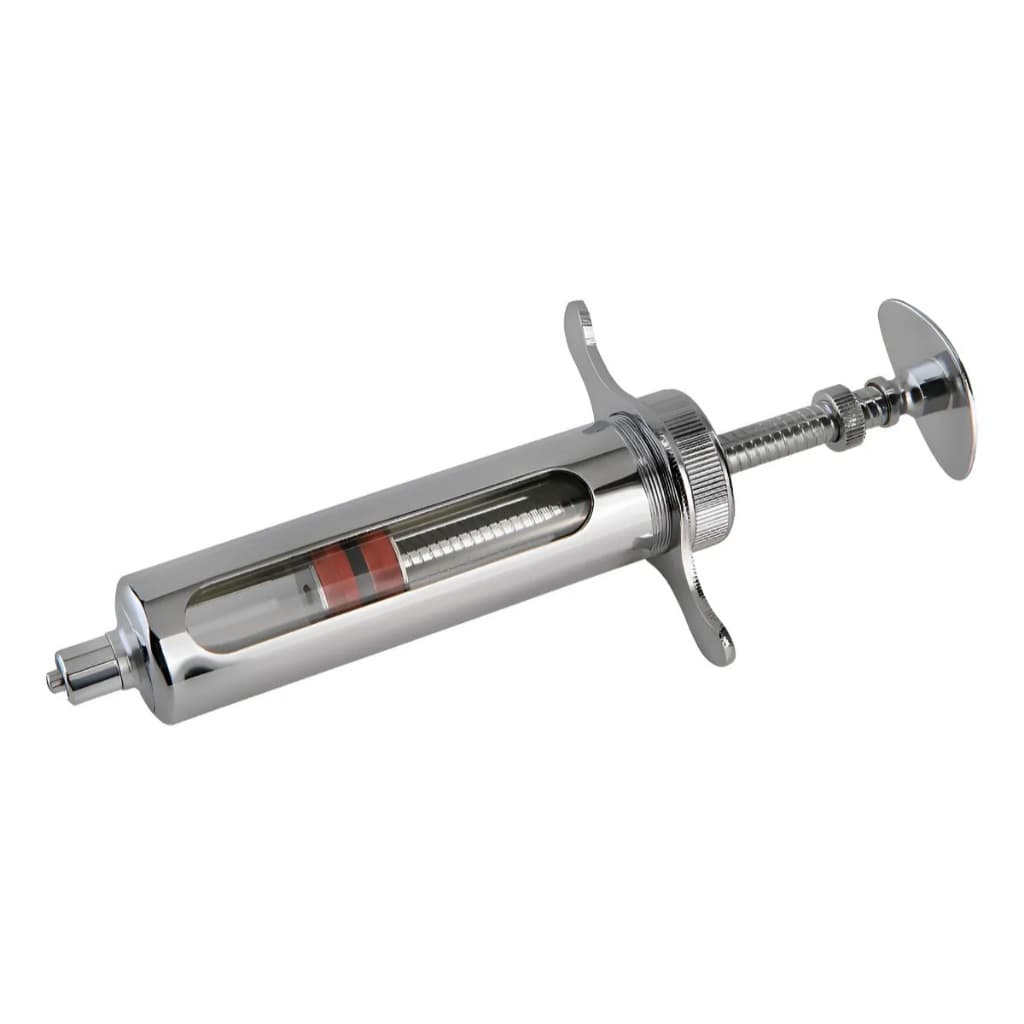 Vacinadora De Metal Com Barra De Regulagem 30 Ml
