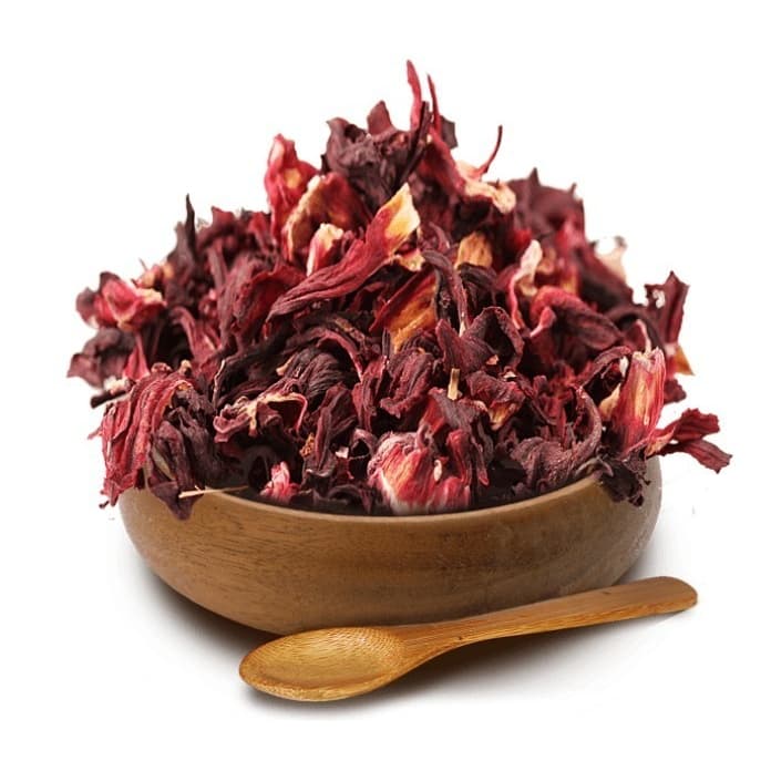 Chá de Hibisco seco 300g natural a granel Flor desidratada para infusão