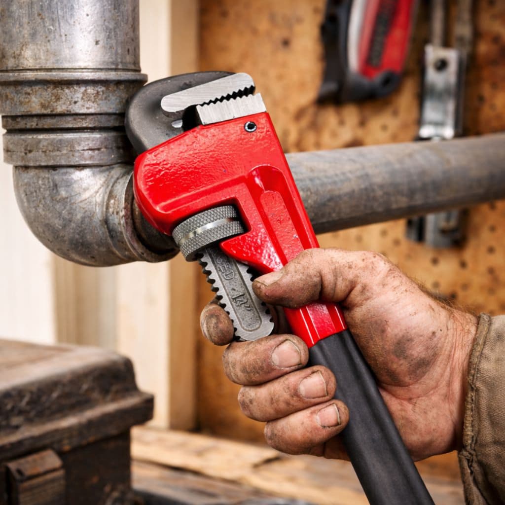 Chave Grifo 14 Polegadas De Aperto Profissional Em Aço Carbono Resistente Leve