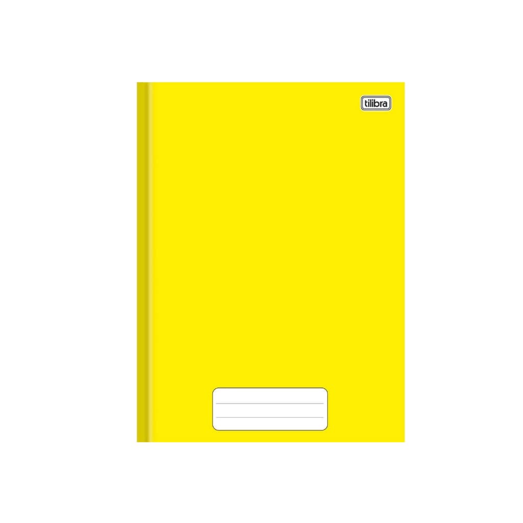 Caderno Brochura Tilibra Pepper Amarelo– 80 Folhas