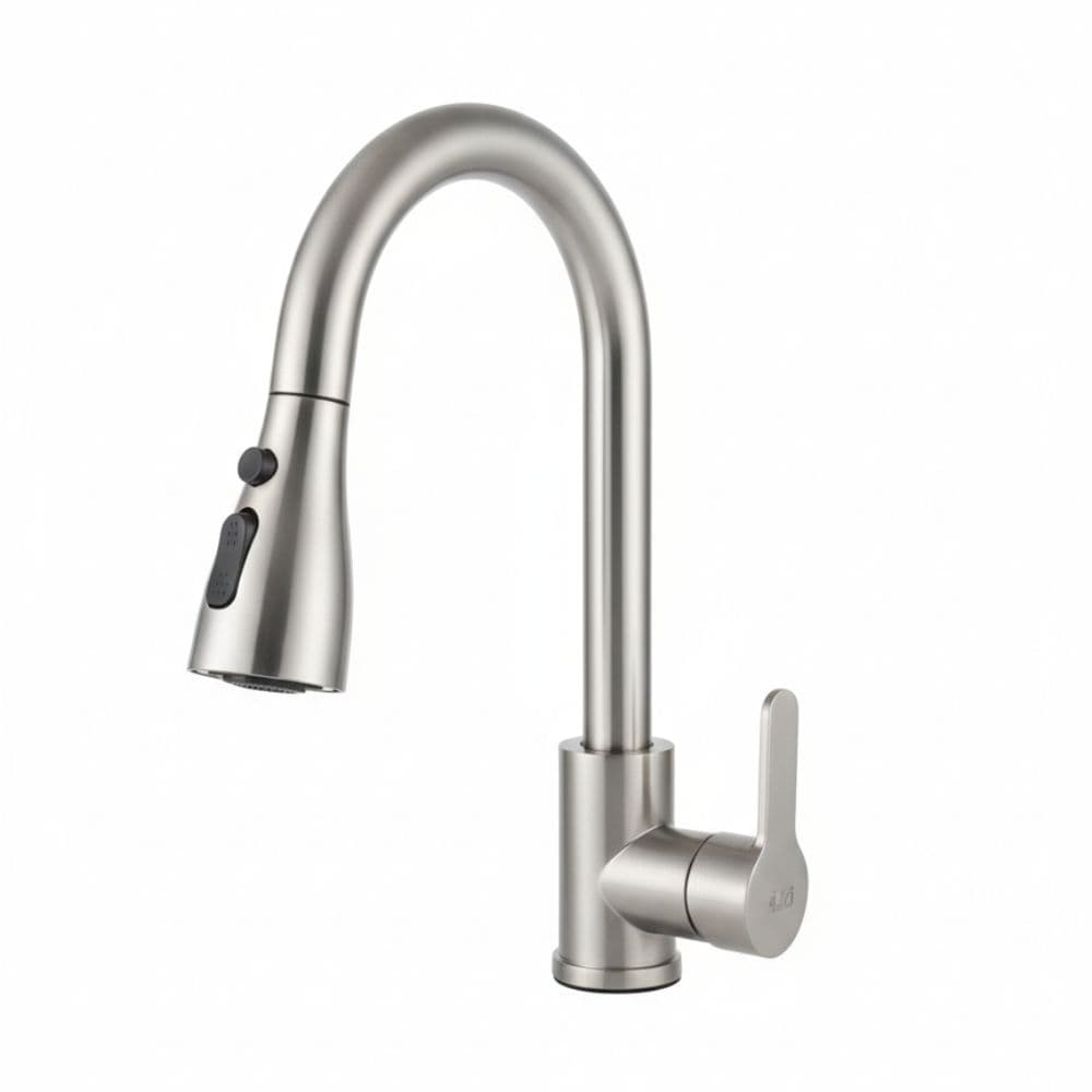 Torneira De Cozinha Gourmet Bancada Monocomando Com Misturador Modos Ducha Spray e Jato