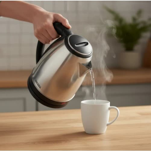 Chaleira Elétrica Startools Inox 2l Jarra Aço Inox Desligamento Automático