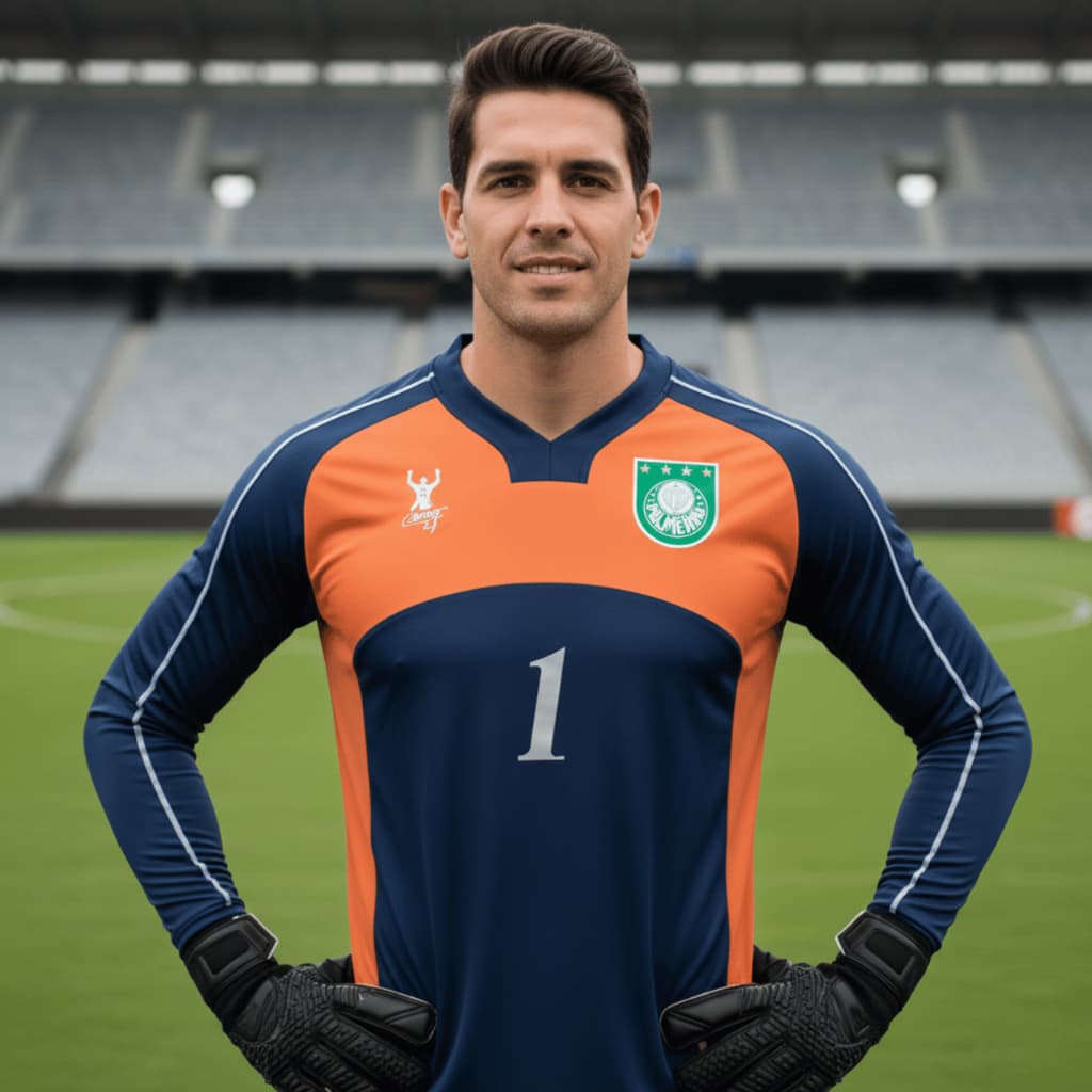 Camisa Manga Longa Palmeiras Goleiro Retro 2000 Betel