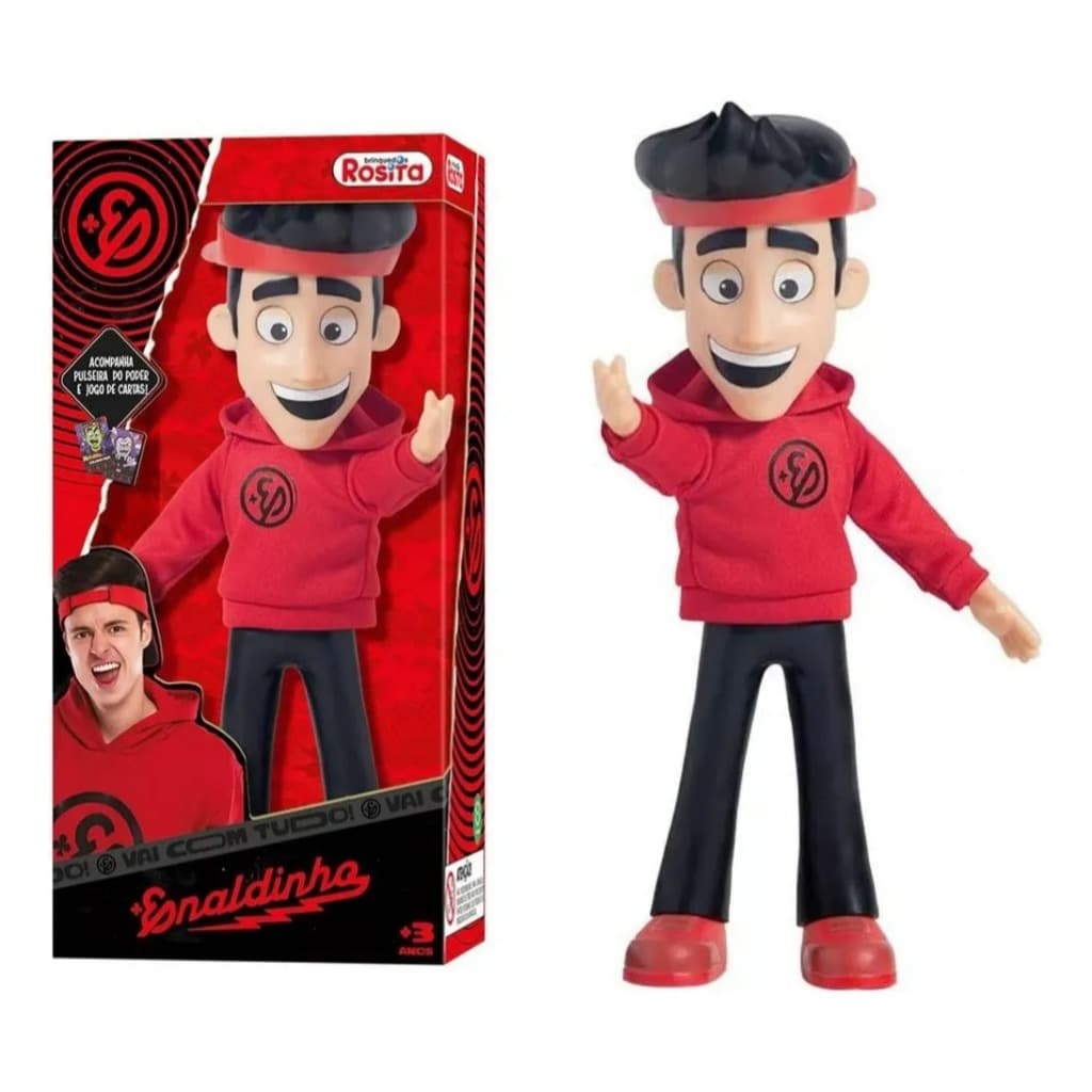 Boneco Enaldinho  Linha Youtuber Novabrink Original