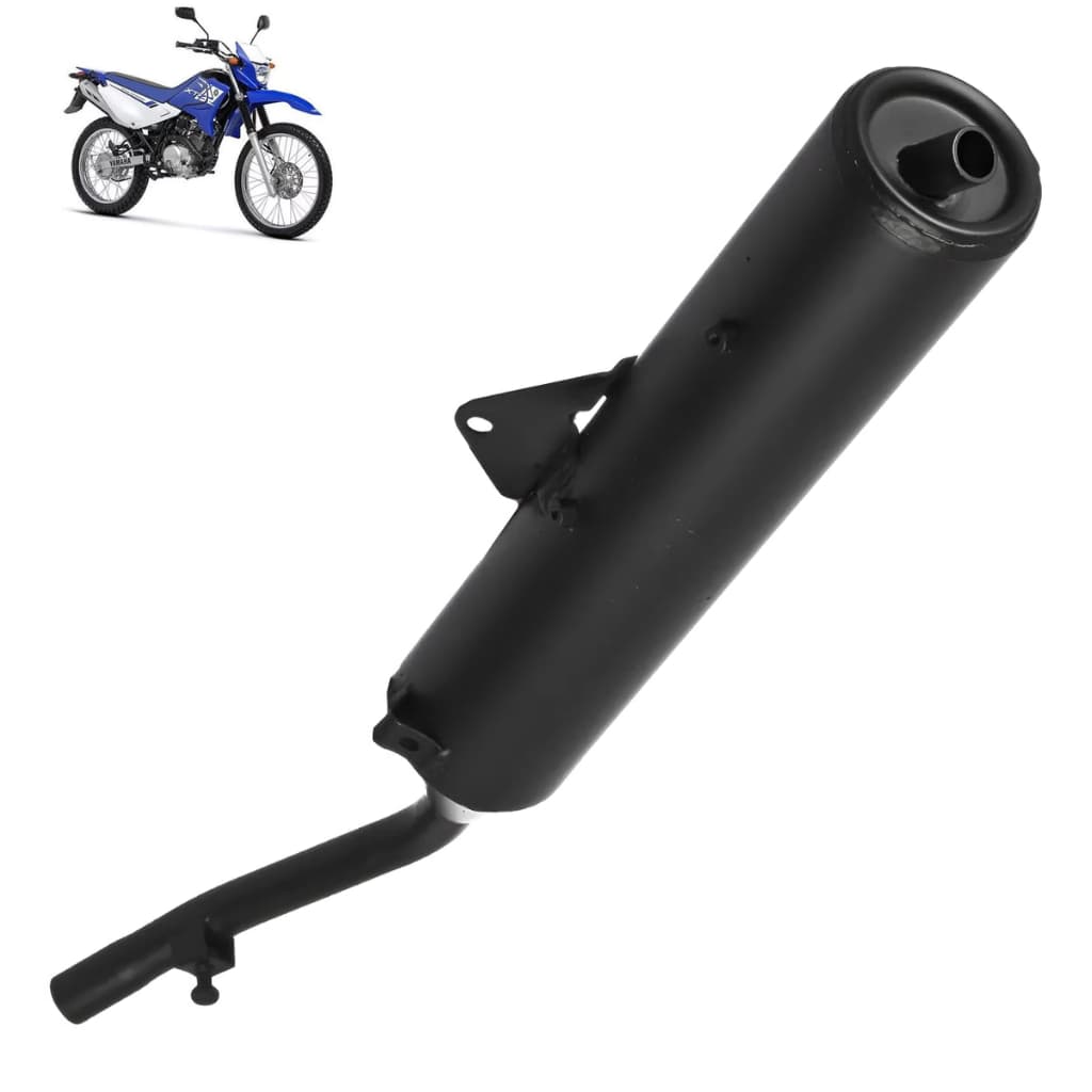 Escape Ponteira Modelo Xtz 125 2003 À 2014 Original Cromo Forte