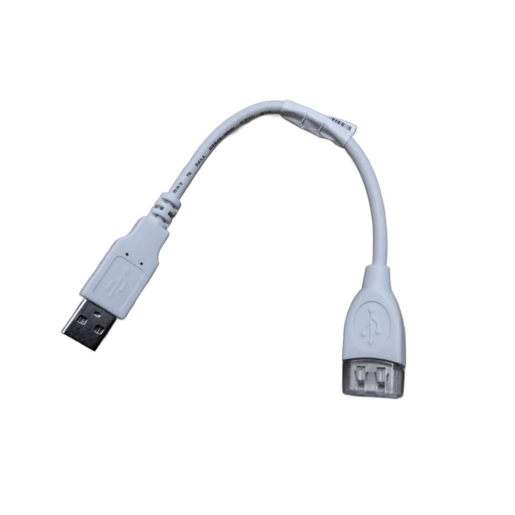 Cabo Extensor Usb Macho Fêmea 22 CM De Ponta a Ponta
