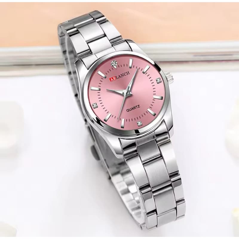 Relógio feminino de luxo 29mm moda aço inoxidável