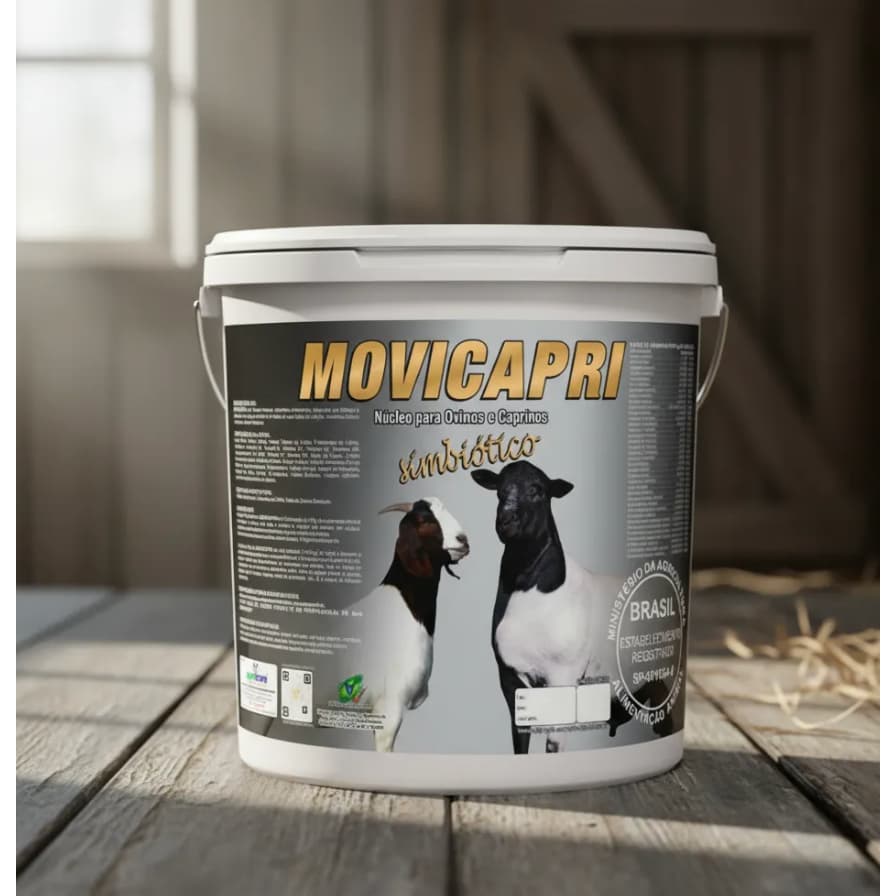 Movicapri 5Kg Núcleo para Misturar Na Ração Para Ovinos e Caprinos -Suplemento Agrocave