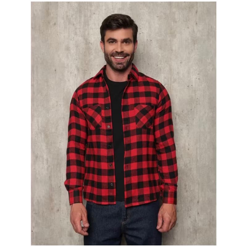 Camisa Xadrez Flenalado Básico  Masculino Manga Longa Festa Junina Inverno
