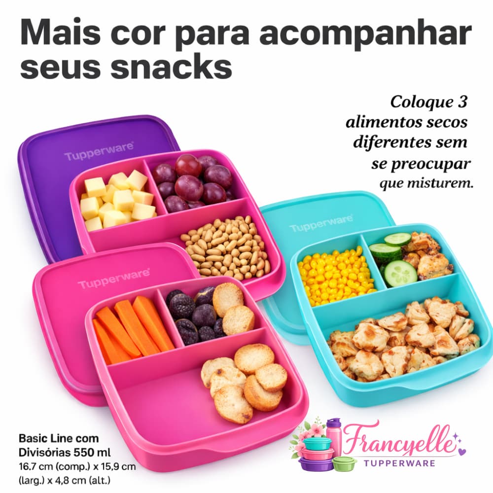 Basic line com Divisorias 550ml