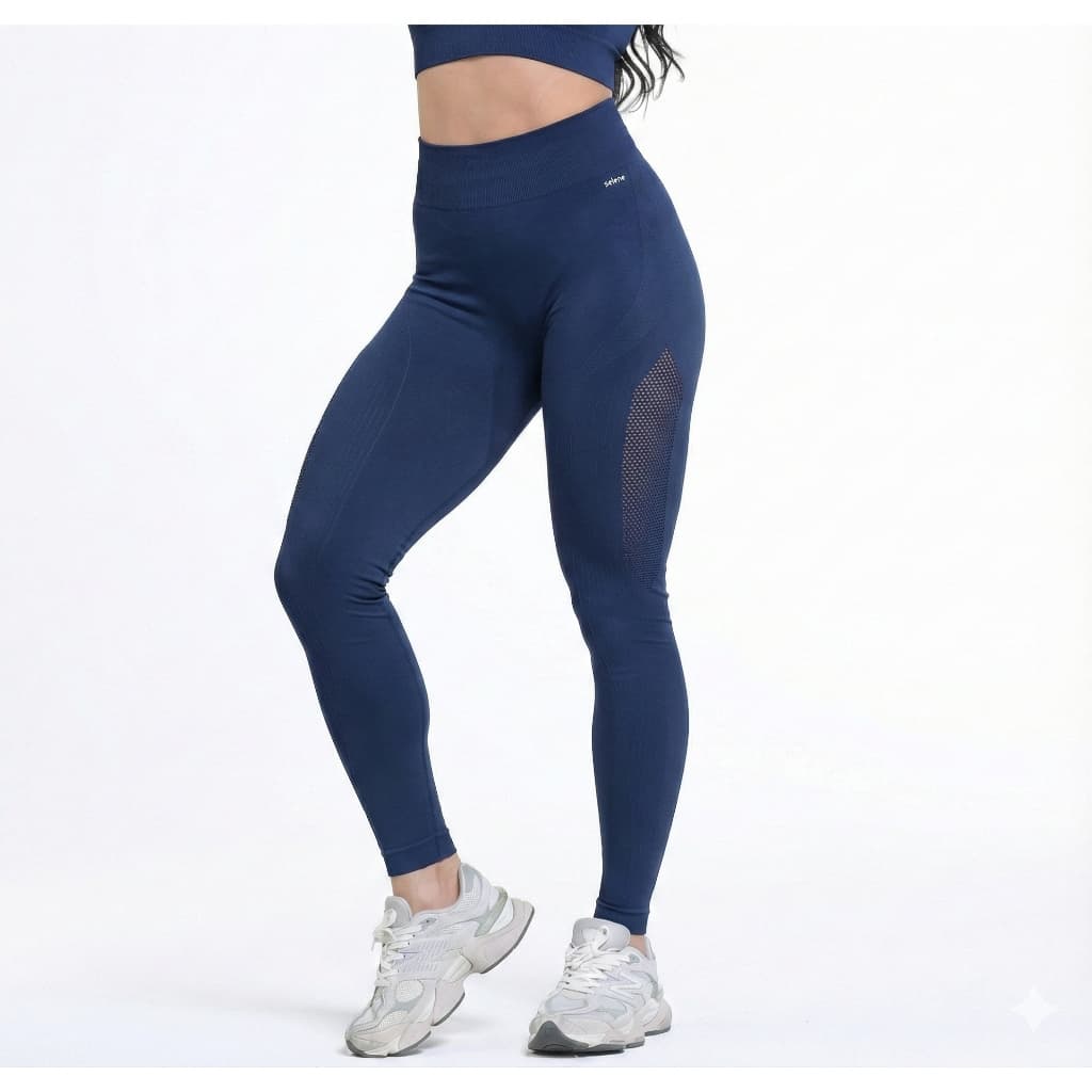 Calça Legging Selene Sem Costura Fitness Levanta Bumbum Sport Academia