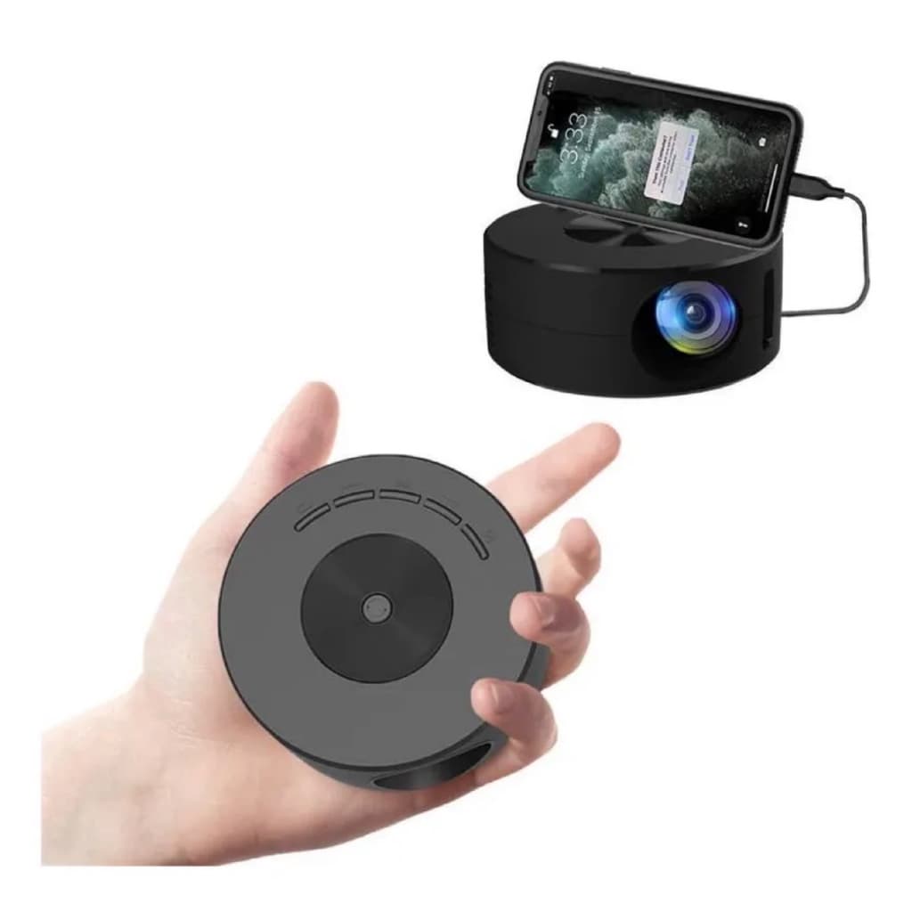 Mini Projetor Portátil YT200 LED USB Home Cinema Android iOS - 1080p