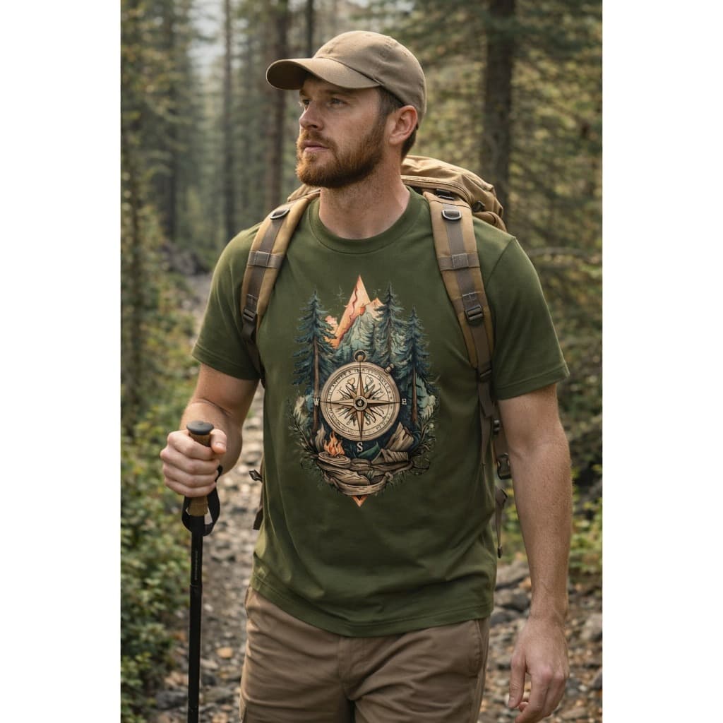 Camiseta Montanha Trilheiro Blusa Premium Trilha 100% Algodão