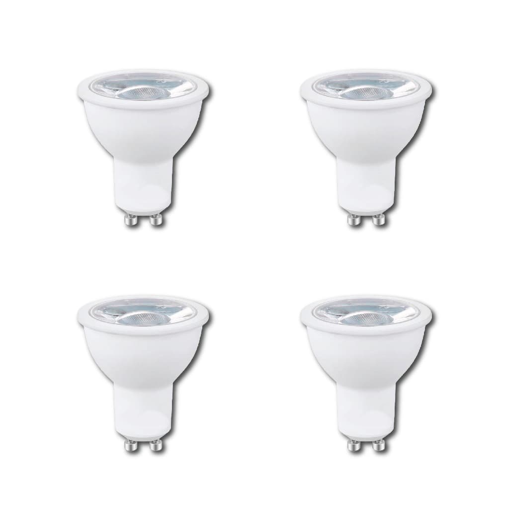 kit 2, 3 ou 4 Lâmpada Dicroica Led 4,8w Mr16 Gu10 Bivolt 3000k 4000k 6000k Para Spot