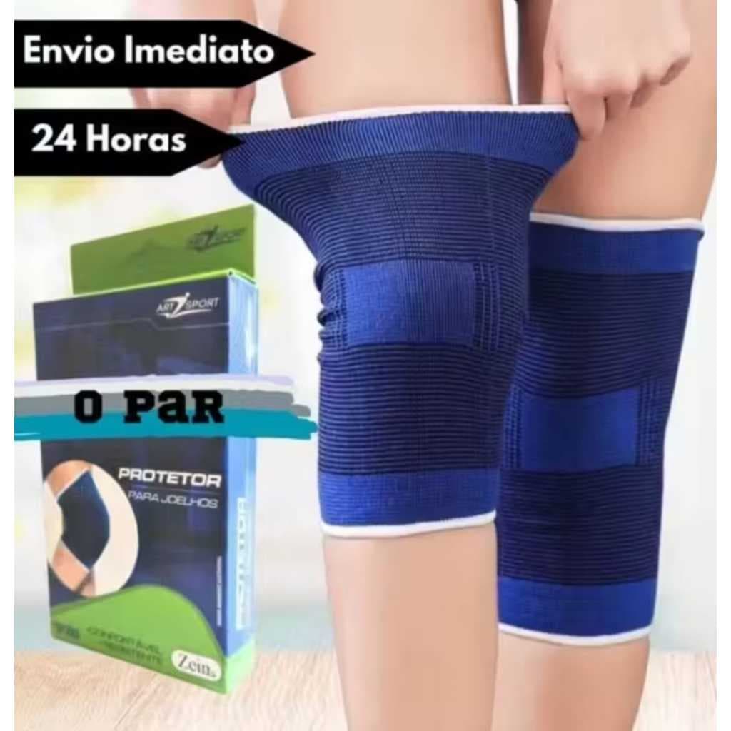 Kit 2 Joelheira de Compressão Ortopética Tamanho Unico Alivia o Joelho Em Seus Execícios
