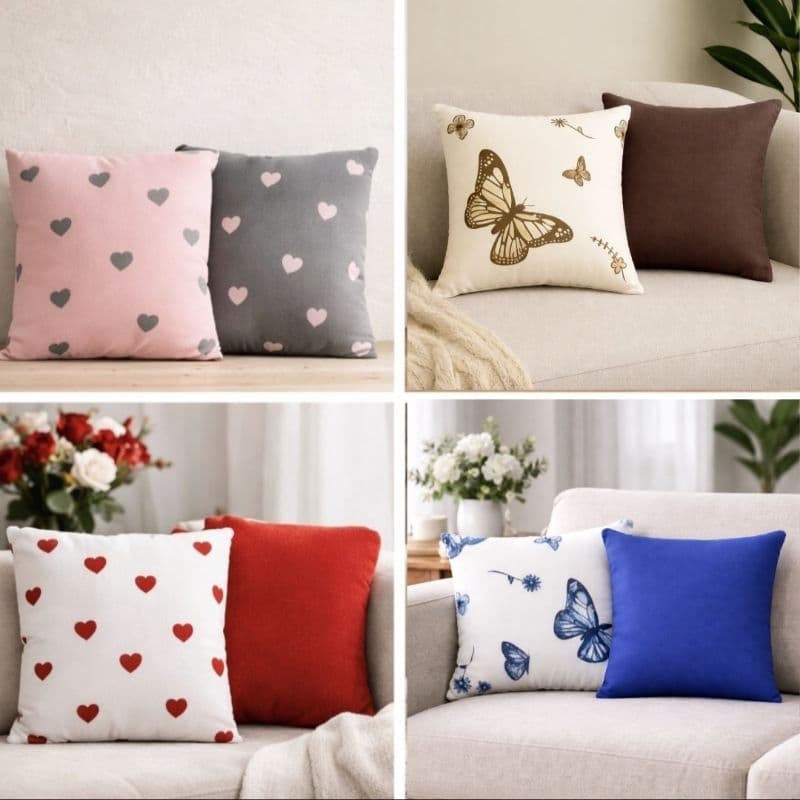 Kit Com 2 ou 4 Capas de Almofada 45x45 cm — VARIAS ESTAMPAS