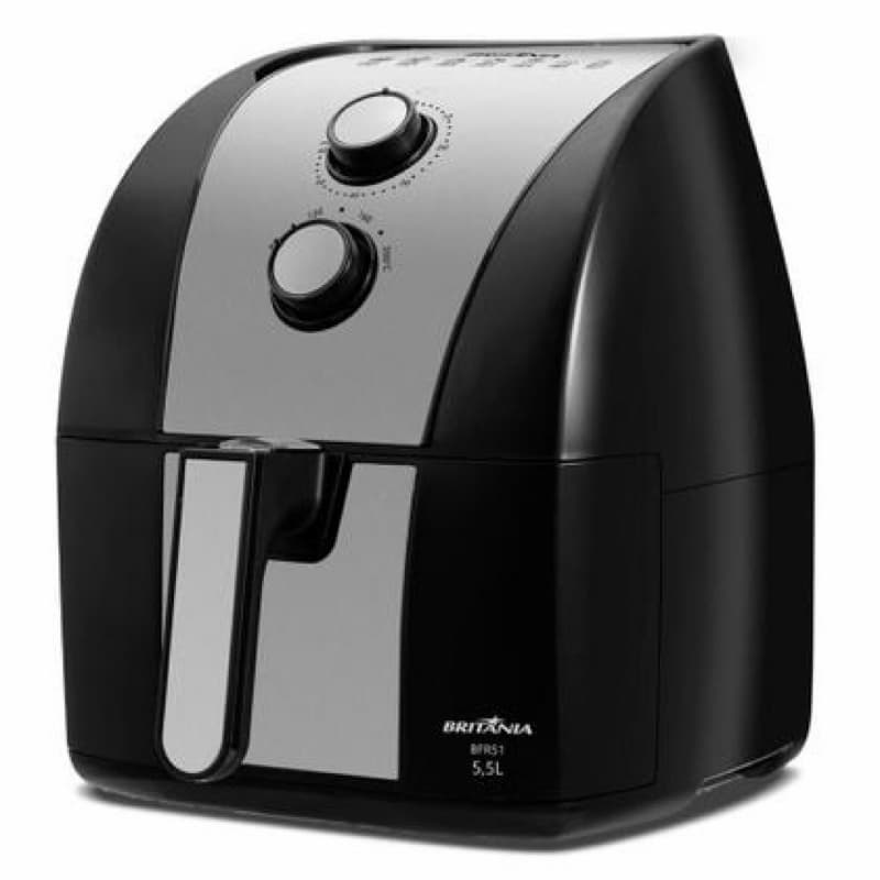Fritadeira Elétrica Air Fryer Britania BFR51 5,5L Preta - 127Volte