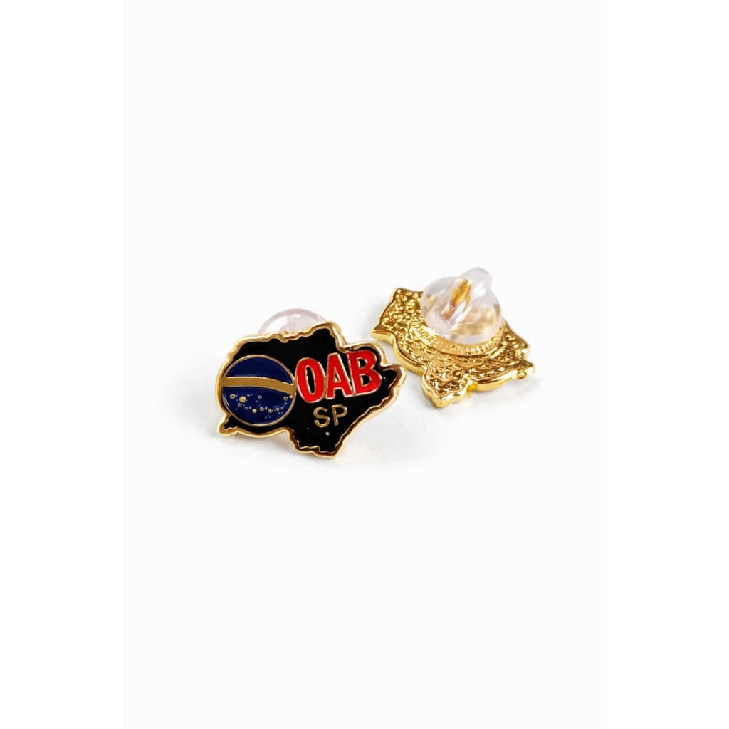 Pin Botton Broche OAB Ordem dos Advogados do Brasil Para Lapela Terno Personalizado Presente Formatura Direito São Paulo