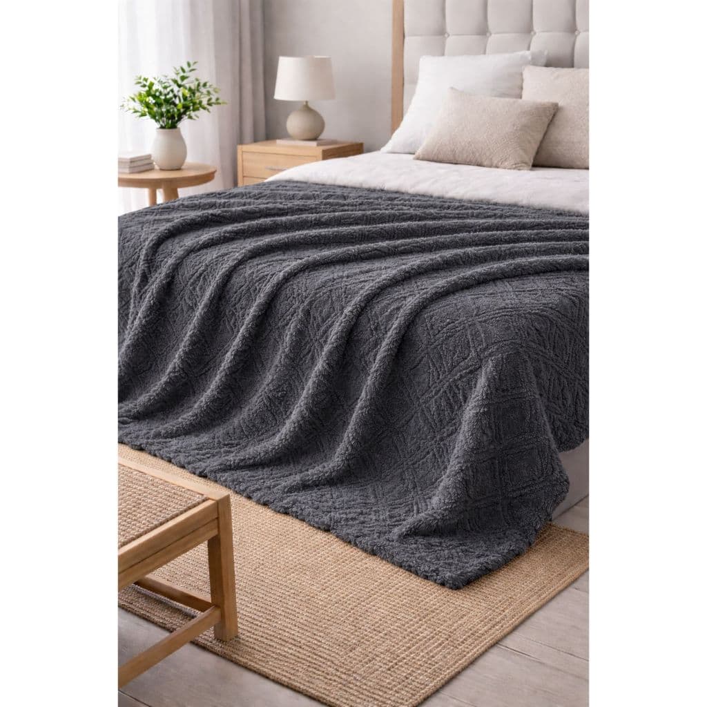 Cobertor Ultrasoft Manta Flannel Jacquard Casal Marshmallow Macio e Fofinho