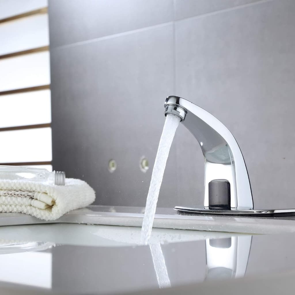 Torneira Banheiro Automática com Sensor de Presença Bivolt Cromada