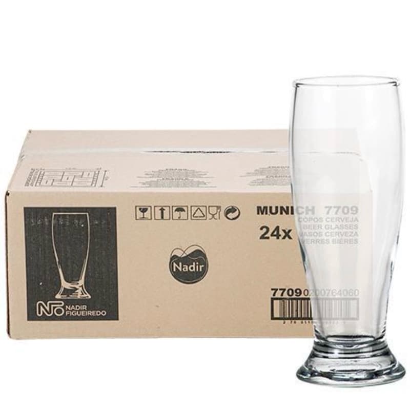 🥤 Copo Tulipa Munich Nadir 300ml – 6, 12 ou 24 Unidades | Vidro Resistente | 10oz