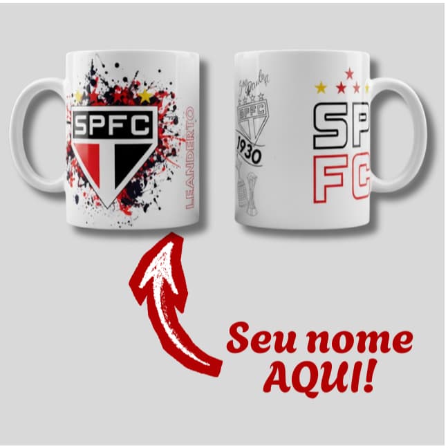 Caneca Personalizada do São Paulo Futebol Clube – Presente para Torcedor