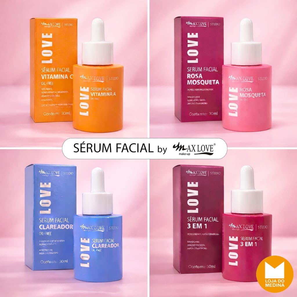 SÉRUM FACIAL - SKIN CARE - MAX LOVE - 30ML