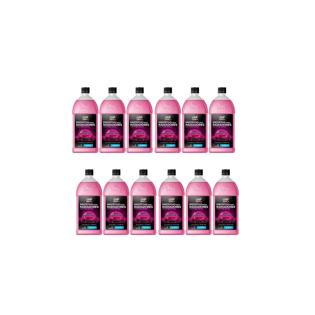 Aditivo Protetivo para Radiador ROSA Orbi – 1L - 12 UNID- Aditivo de radiadorAditivo