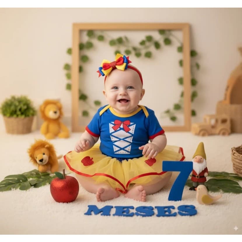 Fantasia Body Princesa Branca de Neve