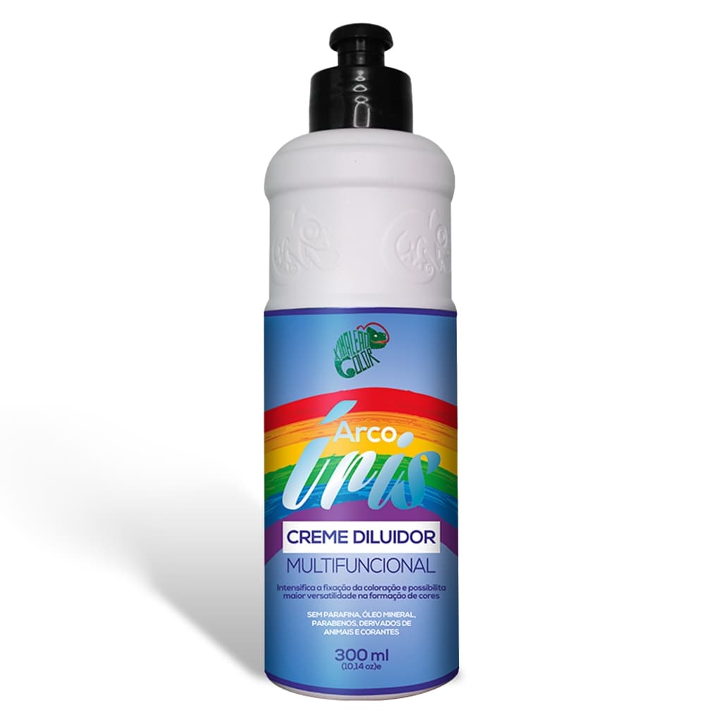 Kamaleão Color Creme Diluidor Arco-Íris 300ml: Fórmula Vegana Sem Amônia e Cruelty Free