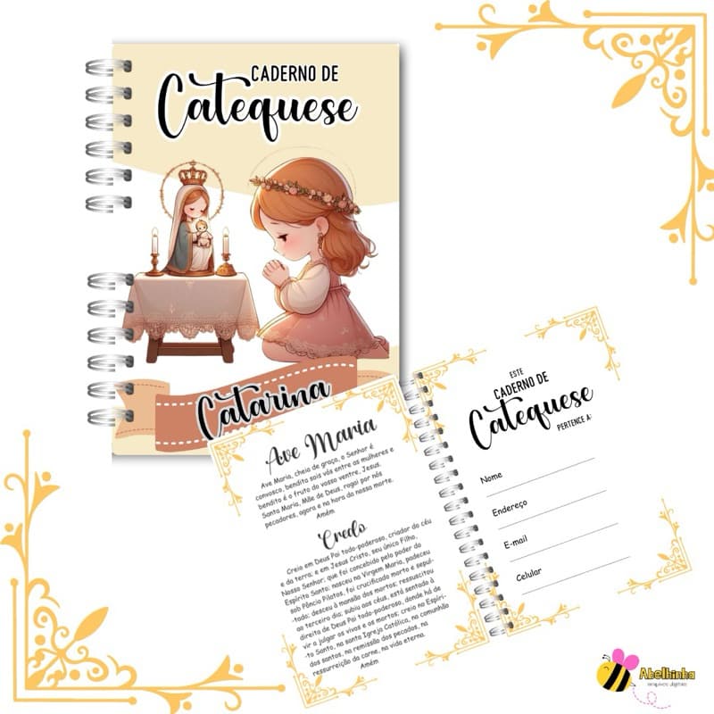 Caderno Catequese Juvenil 80 folhas