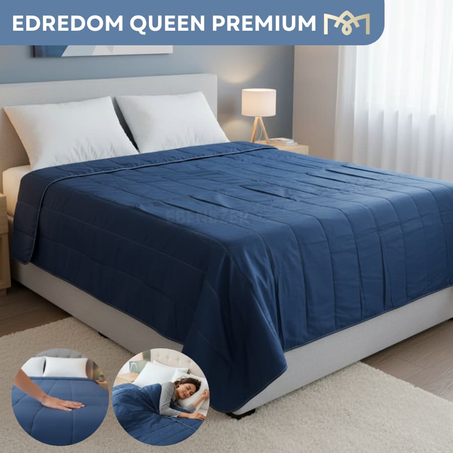 Edredom Queen 400 Fios Micropercal Toque Acetinado Ultra Macio Elegante Desing Clean Premium