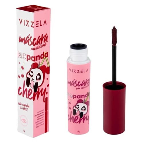 Mascara para Cilios No Panda - Cor Cherry - Vizzela