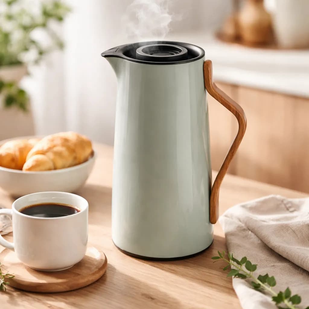 Garrafa Termica 1 Litro Manter Bebidas Quentes Frias Design Elegante Resistente