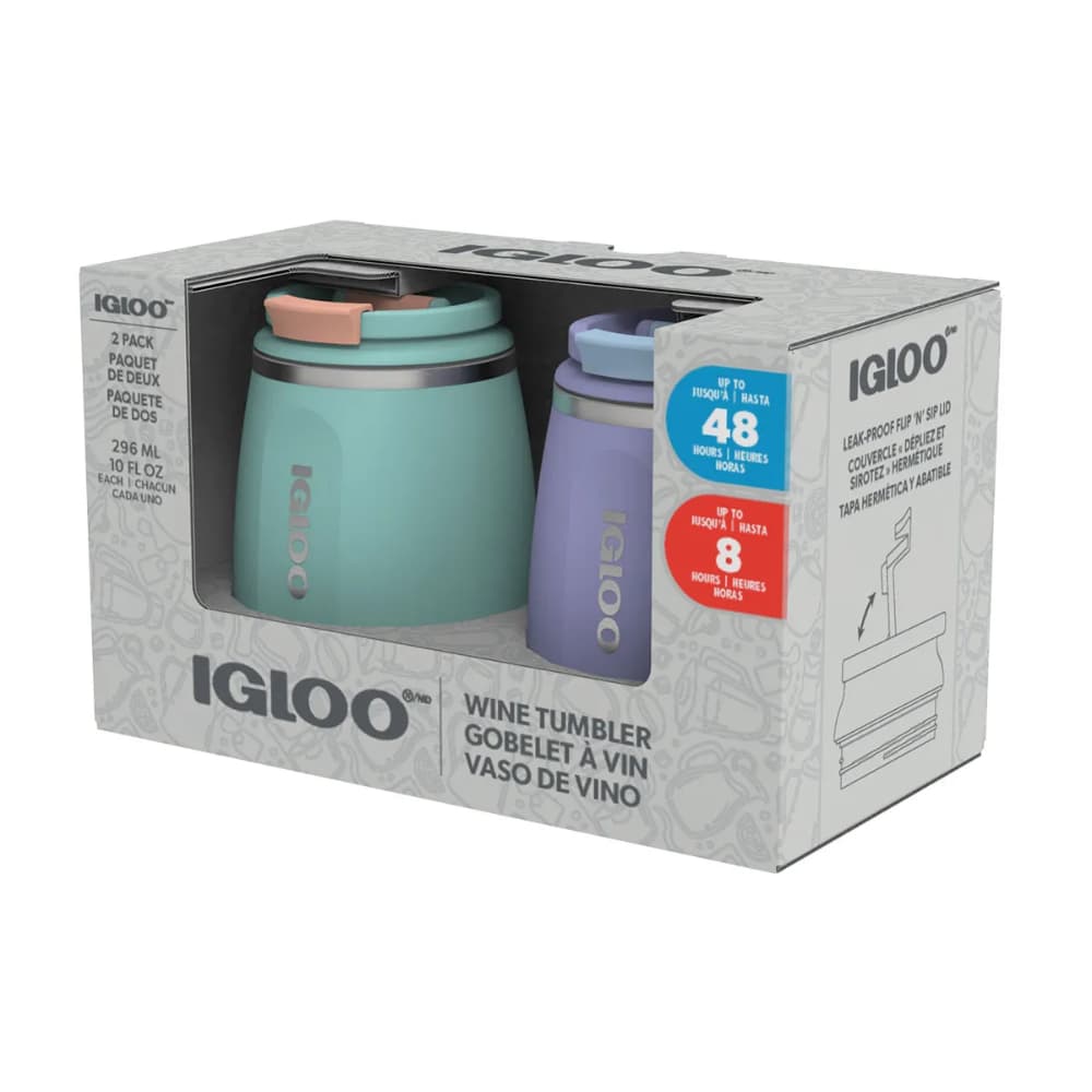 Conjunto de Copos Térmicos Igloo Wine 2 Peças