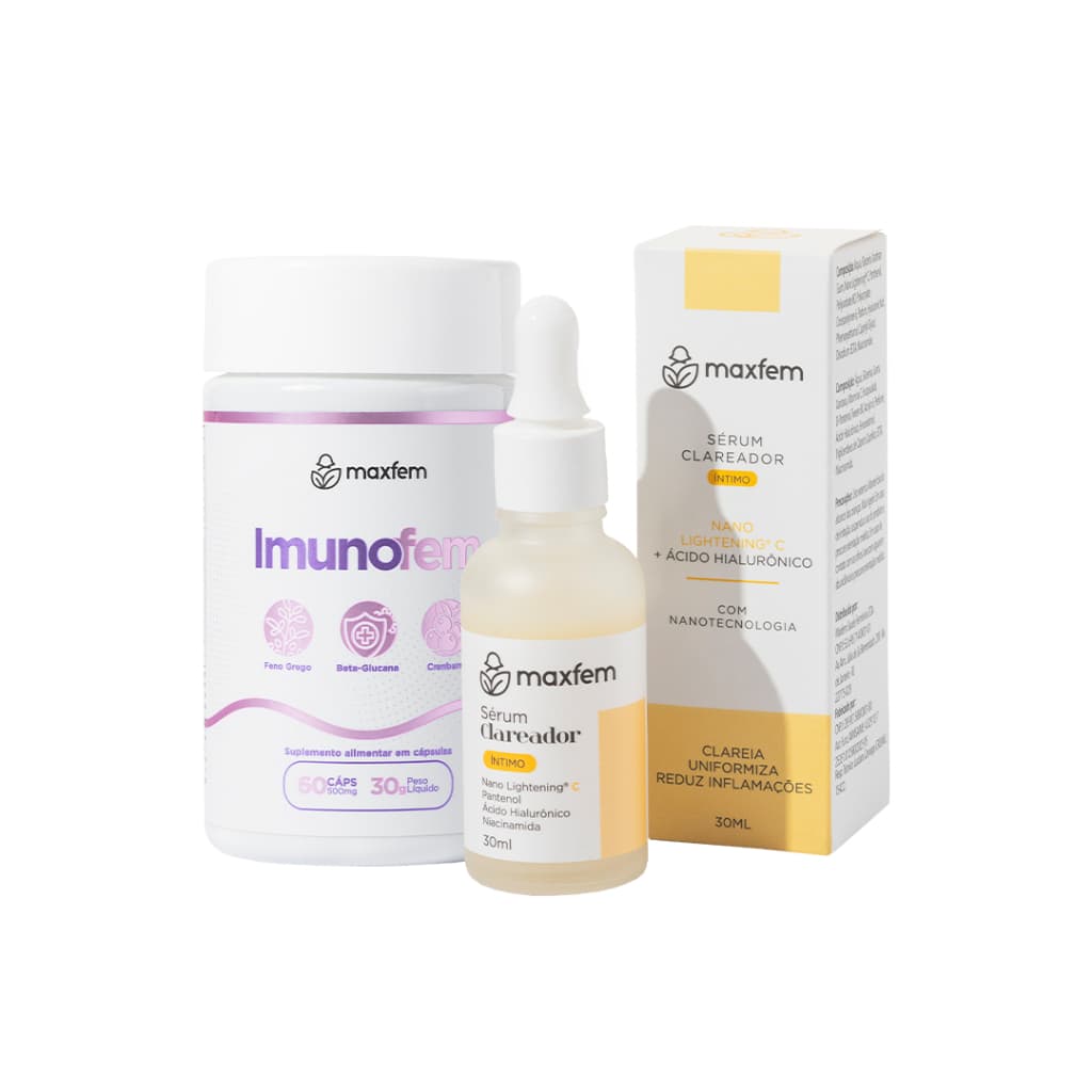 Imunofem + Sérum Clareador Maxfem
